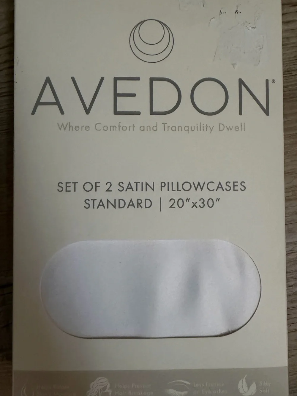White Satin Pillowcases Set of 2 - Standard